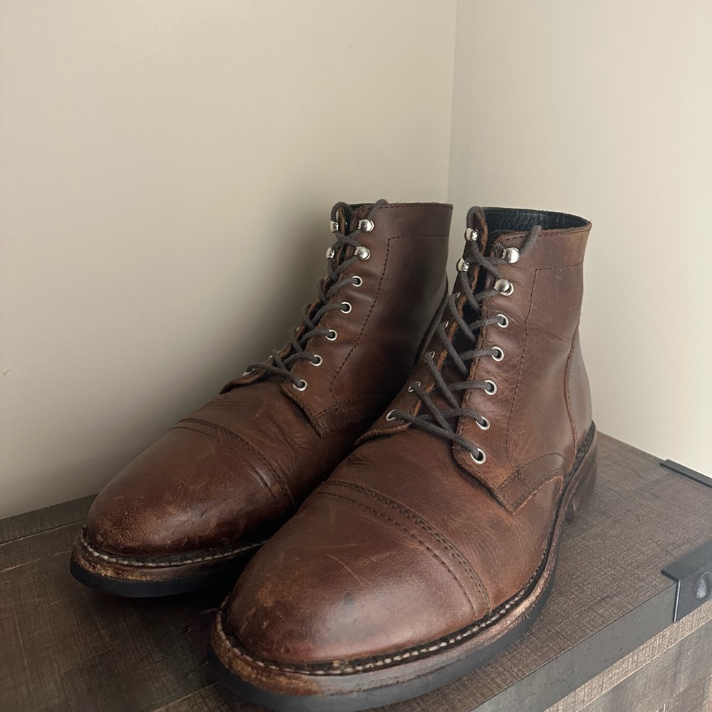 Brown Leather Men's Boots